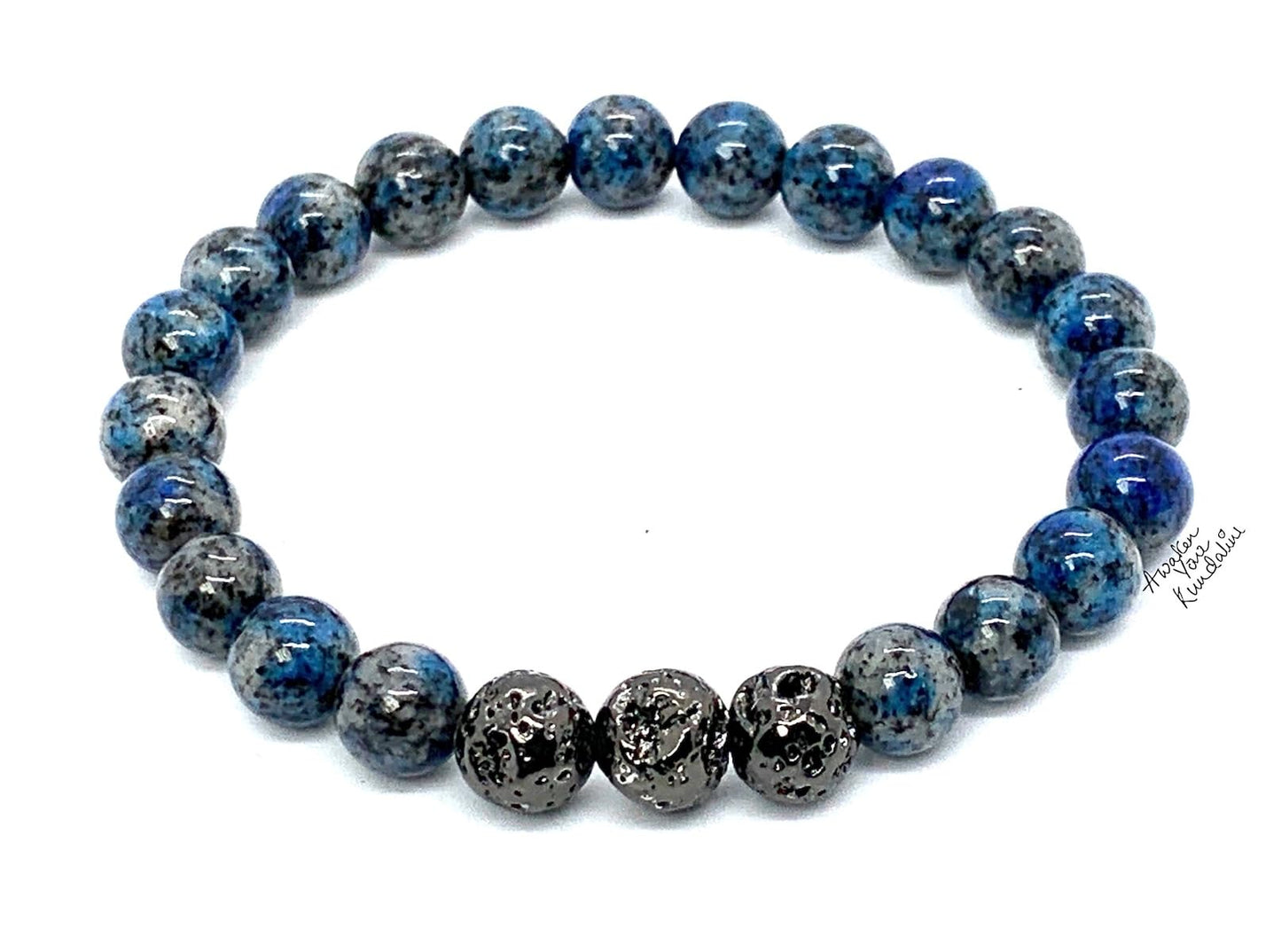 K2 Jasper Stretch Bracelet - Wrist Sizes 6-9 Inches - 2 Styles - Birthstone for Pisces and Sagittarius