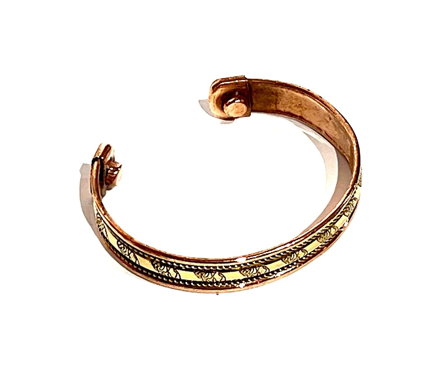Embrace Bold Style: Handmade Adjustable Copper Cuff Bangle Bracelet - Unisex Elegant Piece