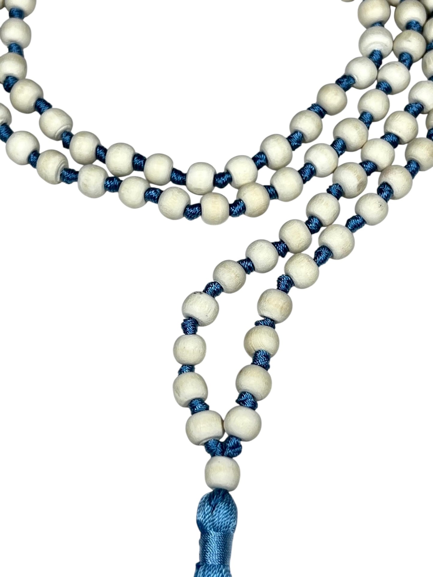 Hand-Knotted Tulsi Mala Beads Necklace – Natural & Ethically Sourced - 8mm 108 Beads – 7 Chakra Colors – Chakra Balancing & All Zodiac Birthstones – Spiritual Jewelry