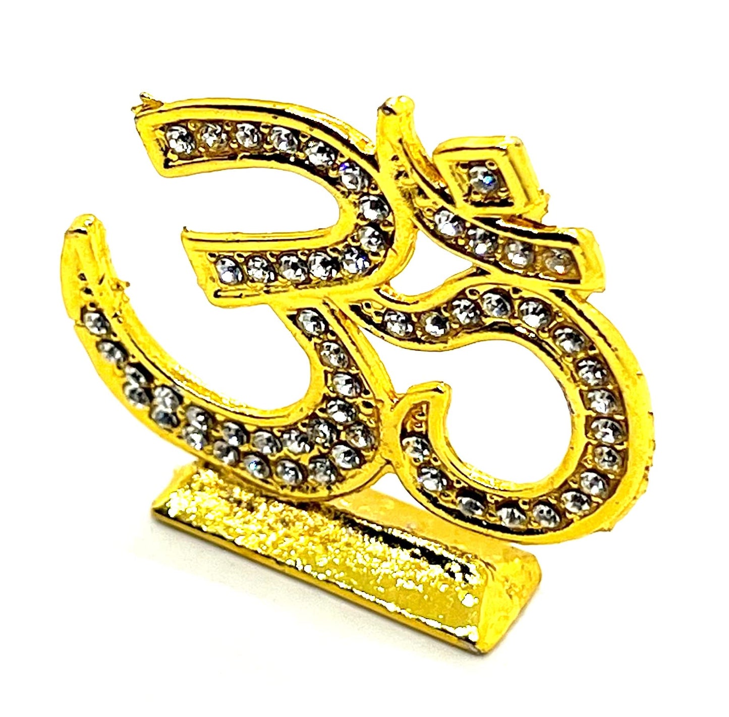 Auspicious Om Aum Sign - For Peace, Harmony, Tranquility - Positive Energy Generator - Repels Negative Energy, Fear, Bad Omen - Approx Size 2.25 Inches