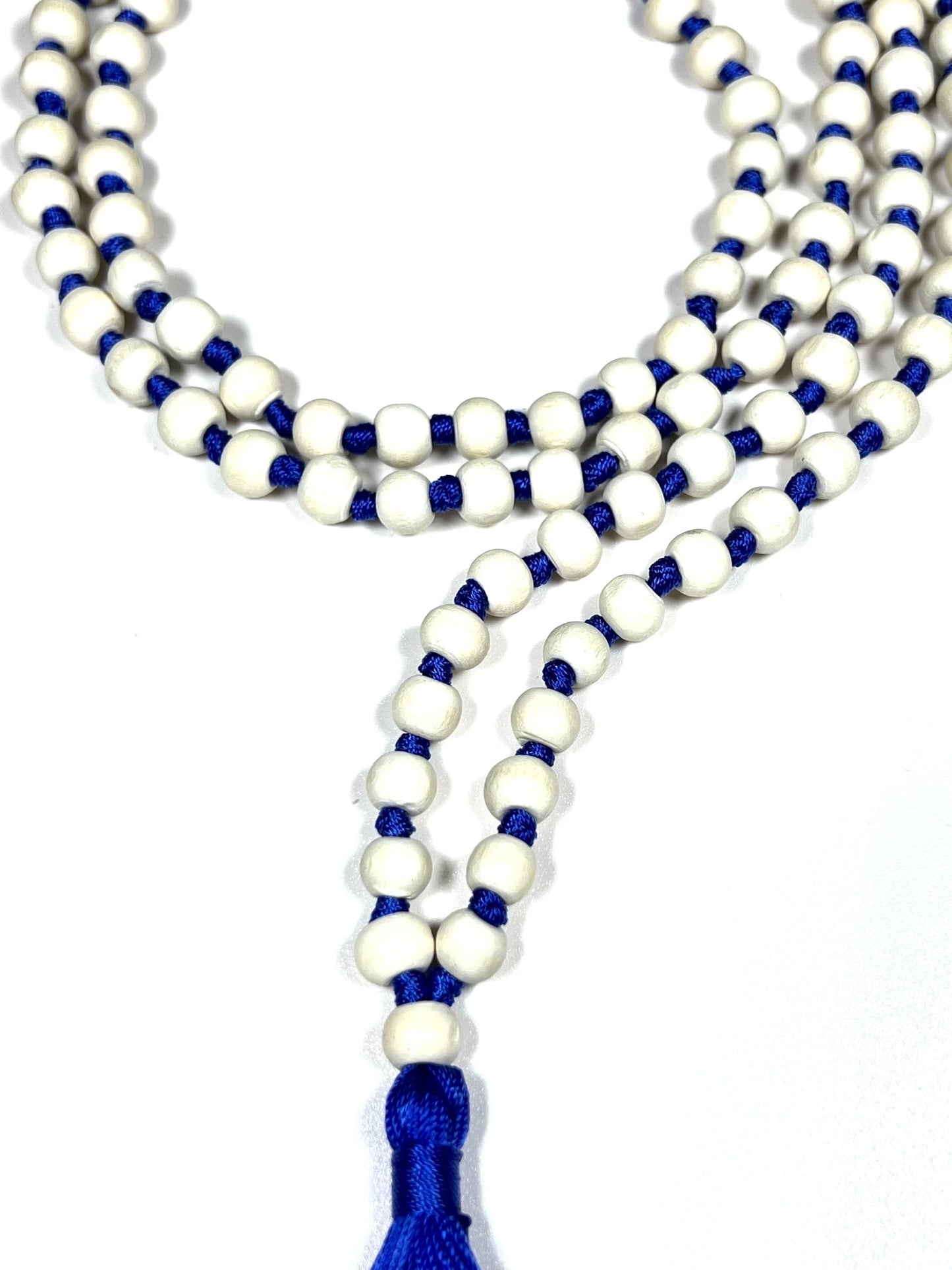 Hand-Knotted Tulsi Mala Beads Necklace – Natural & Ethically Sourced - 8mm 108 Beads – 7 Chakra Colors – Chakra Balancing & All Zodiac Birthstones – Spiritual Jewelry