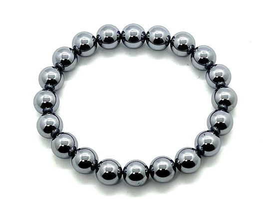 Enhance Clarity & Energy Flow: Terahertz Stretch Bracelet (10mm Beads) - Amplify Your Potential