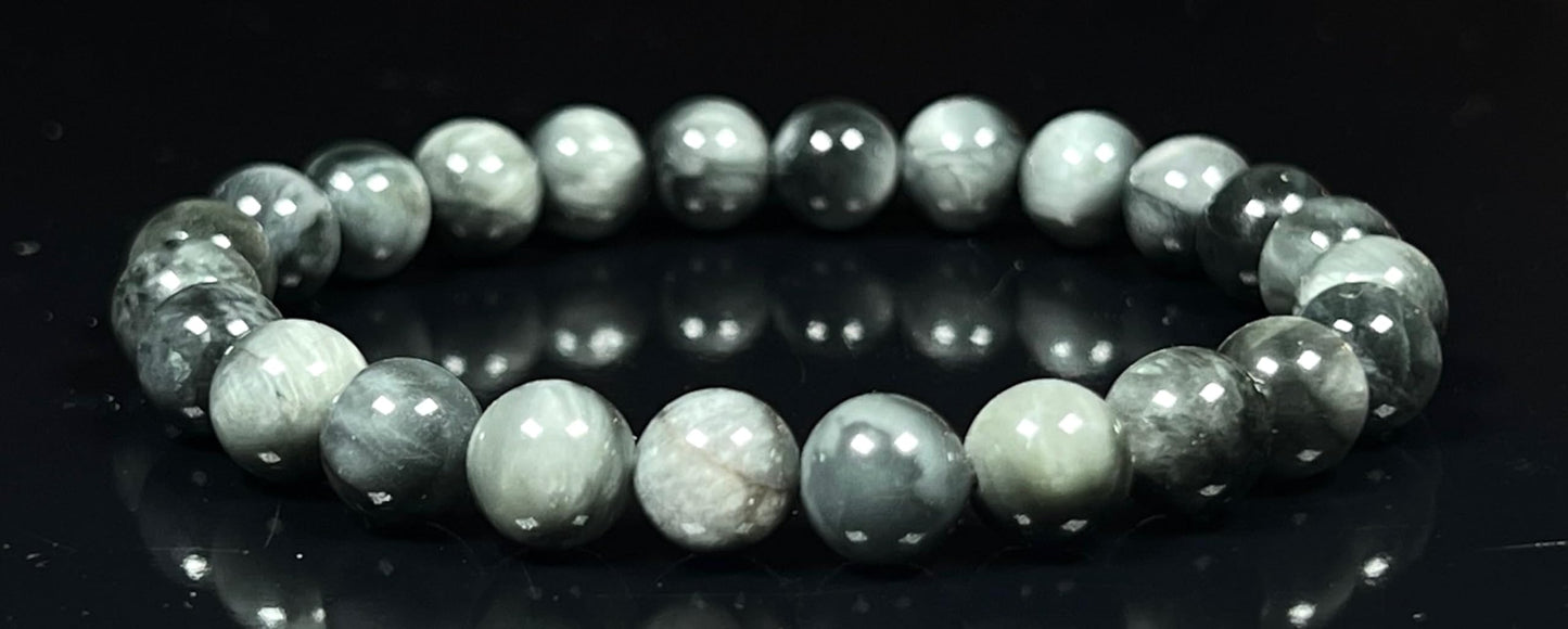 Tiger's Eye Stretch Bracelet – 8mm Beads – Multicolor Options – Solar Plexus Chakra & Zodiac Birthstones – Wrist Sizes 6-9 Inches