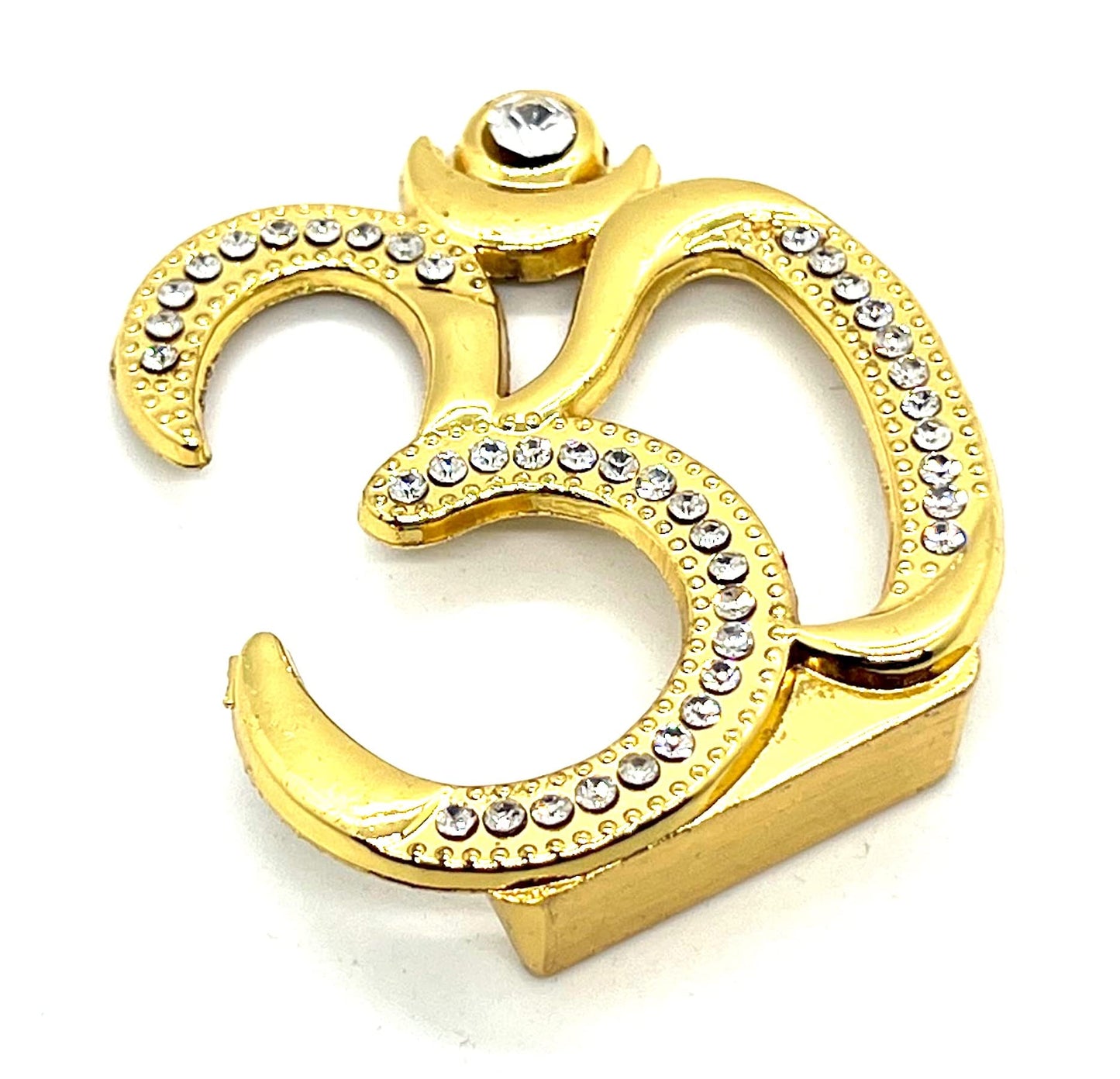 Auspicious Om Aum Sign - For Peace Harmony Tranquility - Positive Energy Generator - Repels Negative Energy, Fear, Bad Omen - Approx Size 2.25 Inches