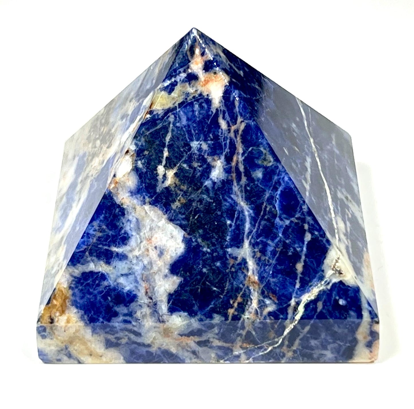 Sodalite Crystal Pyramid | 2-Inch Clarity Stone | TATTVA Collection
