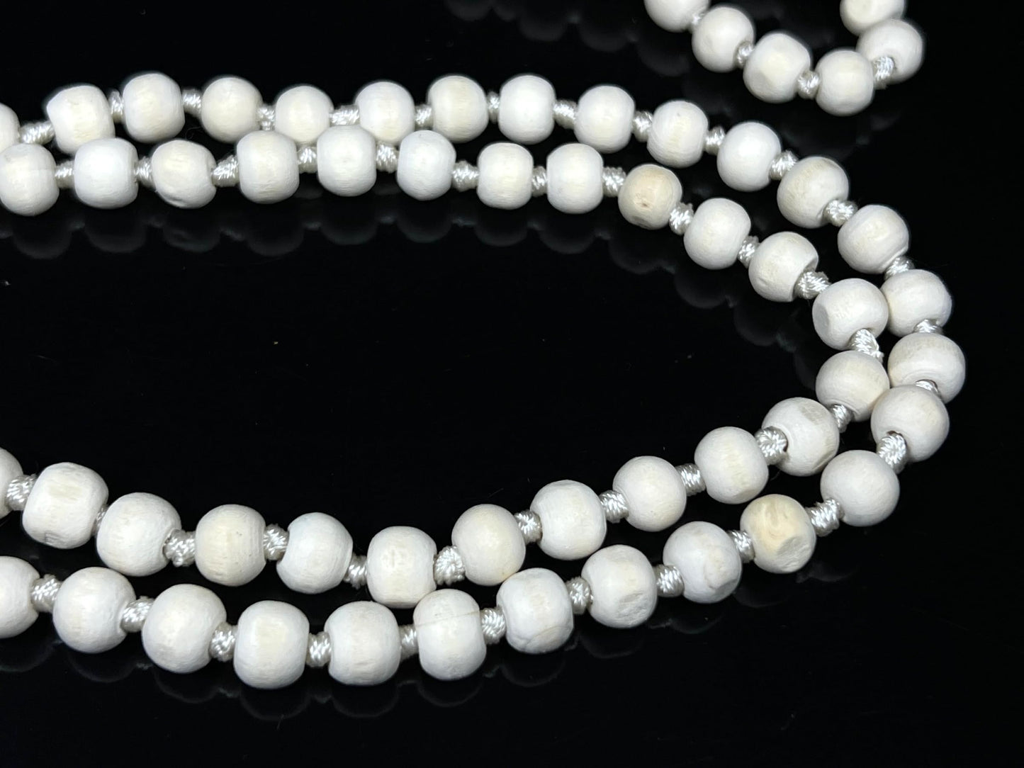 Hand-Knotted Tulsi Mala Beads Necklace – Natural & Ethically Sourced - 8mm 108 Beads – 7 Chakra Colors – Chakra Balancing & All Zodiac Birthstones – Spiritual Jewelry