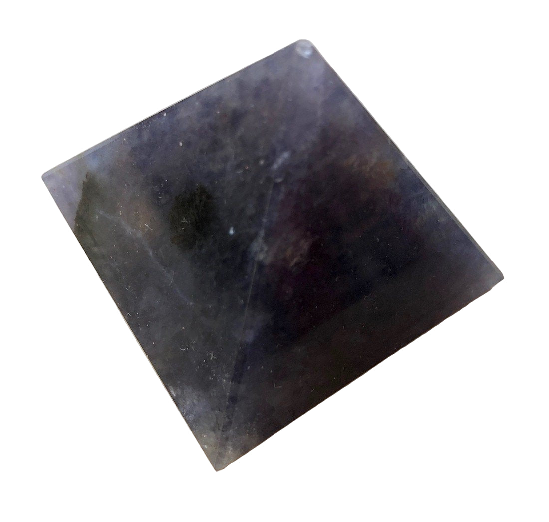 Blue Aventurine Crystal Pyramid | 2-Inch Soothing Stone | TATTVA Collection
