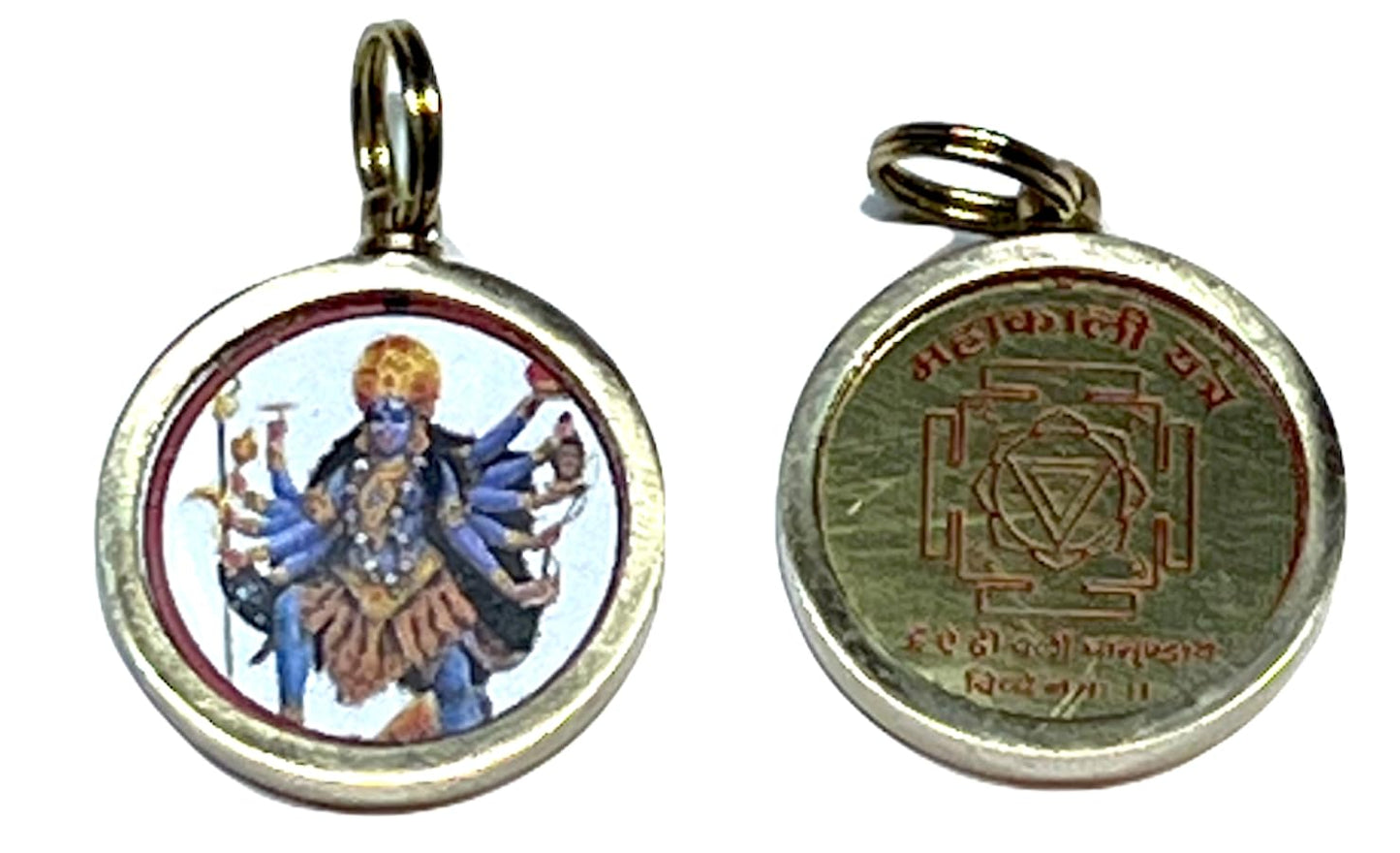 Maa Kali Mahakali Yantra Kavach Pendant | Protection Amulet for Strength & Fearlessness | TEJAS