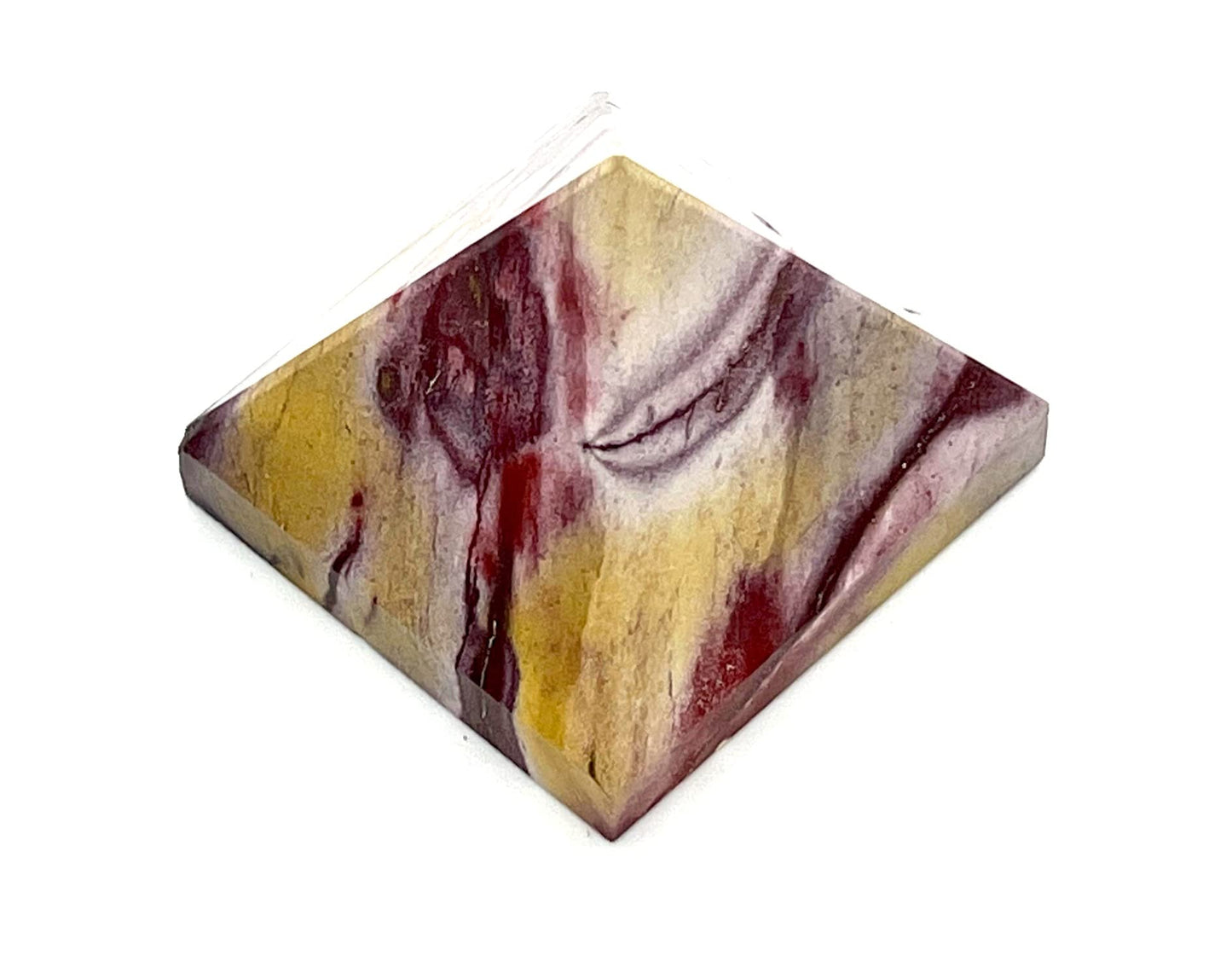 Mookaite Crystal Pyramid | 2-Inch Stability & Vitality Stone | TATTVA Collection