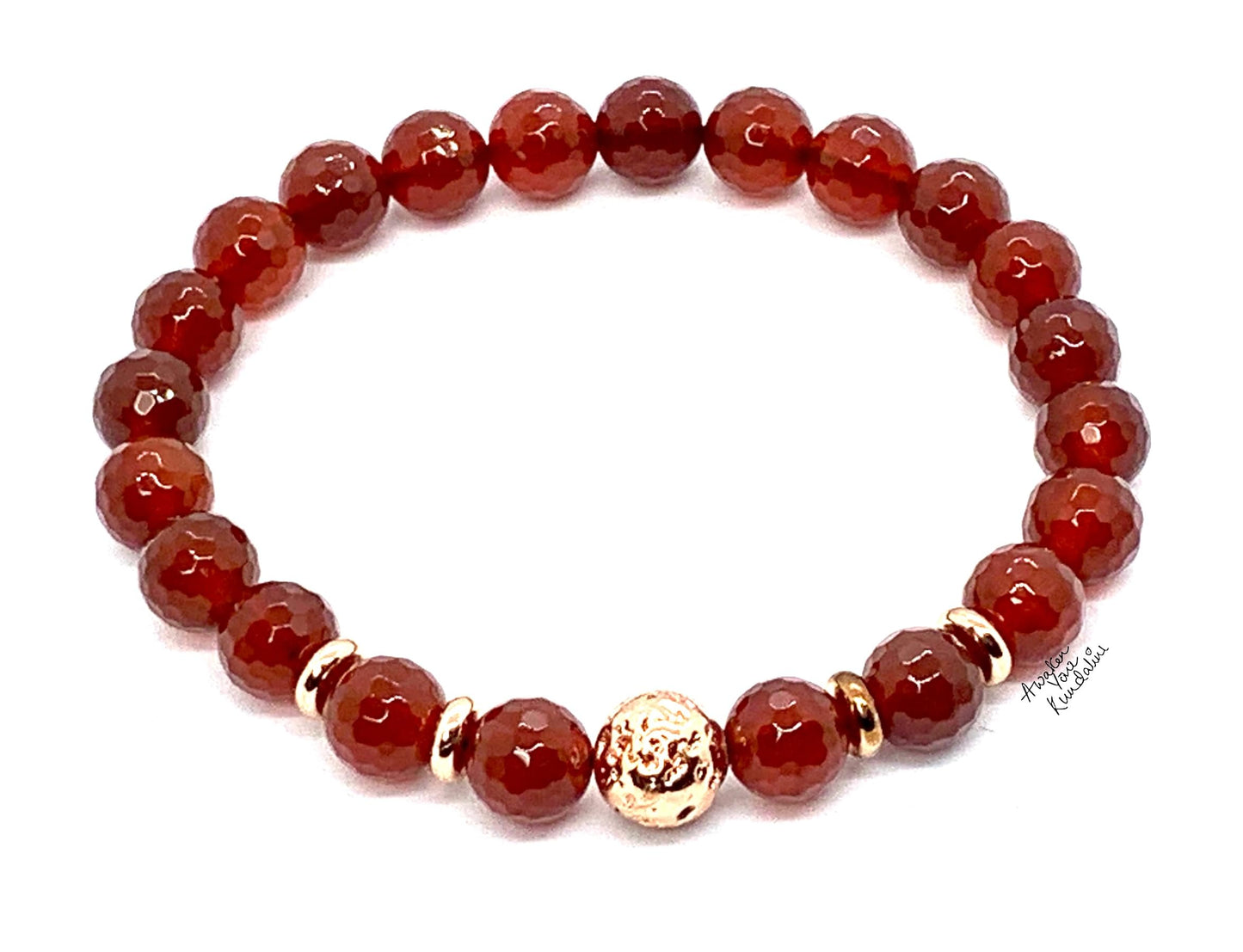 Carnelian Bracelet – Sacral Chakra Energy, Courage & Vitality | VESTA