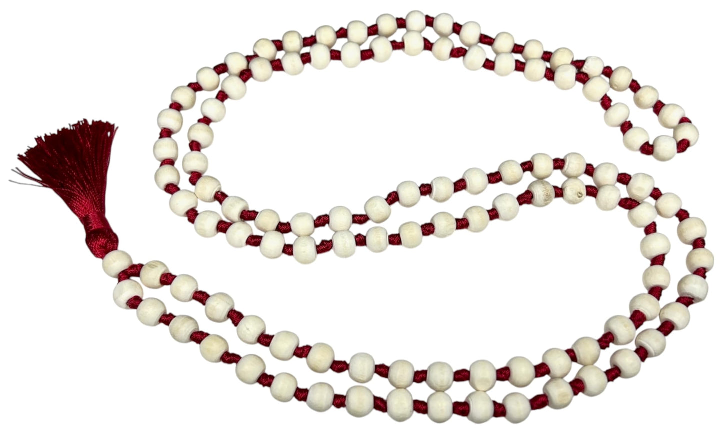 Hand-Knotted Tulsi Mala Beads Necklace – Natural & Ethically Sourced - 8mm 108 Beads – 7 Chakra Colors – Chakra Balancing & All Zodiac Birthstones – Spiritual Jewelry