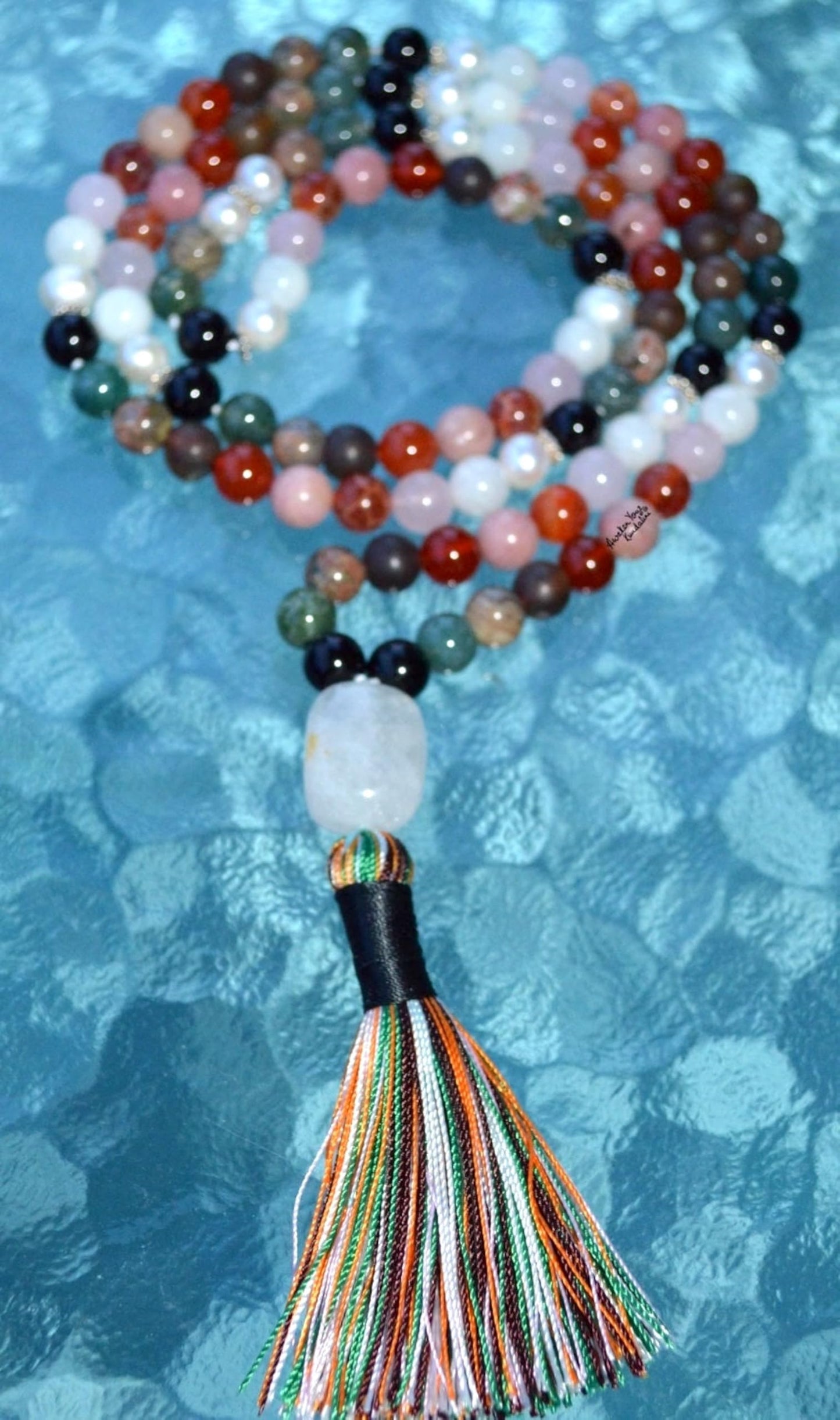 Ultimate Cancer Zodiac Mala Necklace | 108 Beads | ASTRA Collection
