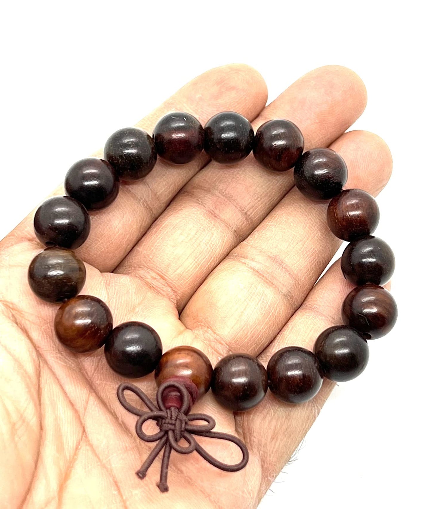 Rosewood Mala Bracelet | 12mm Beads | ARANYA Collection