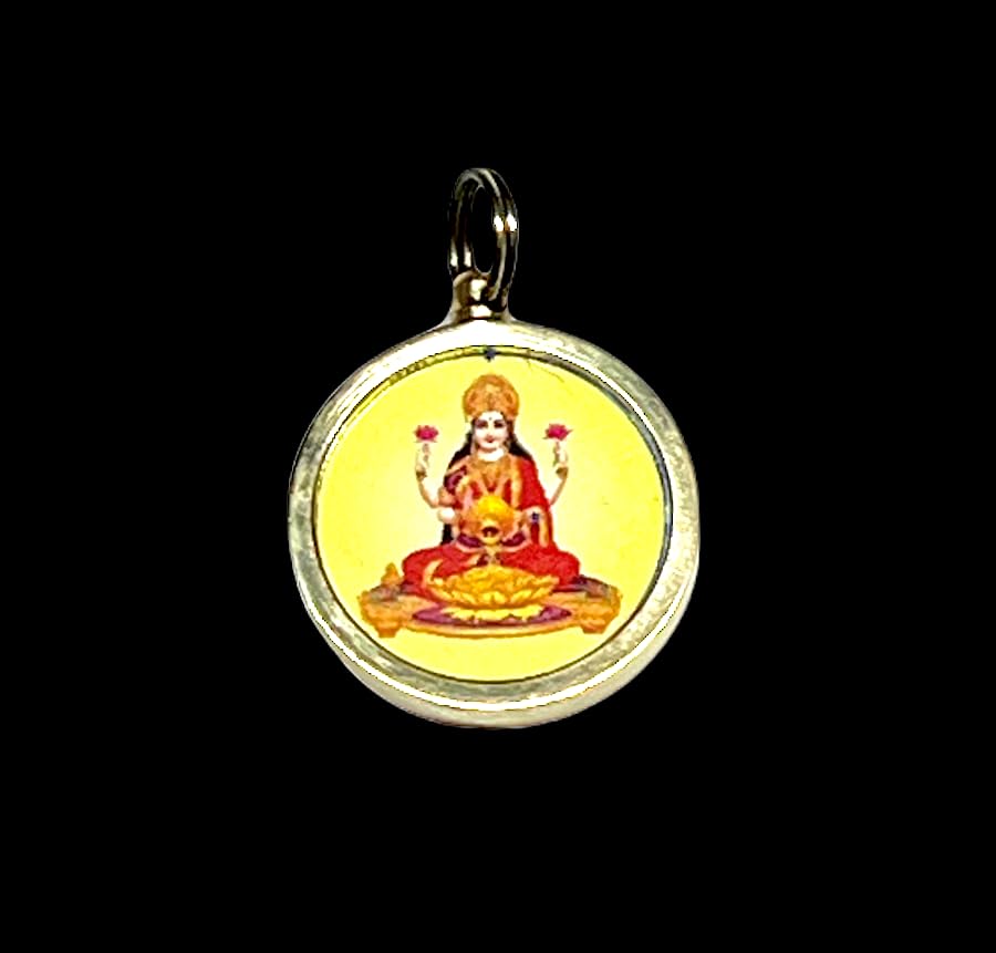 Sri Maha Lakshmi Yantra Pendant – Attract Positive Energies of Abundance, Success, And Material Wealth - Universal Sun Sign, Chakra Association