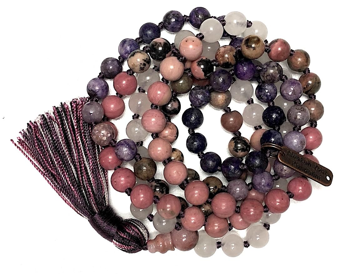 LUCEM Charoite Necklace | Balance, Love & Transformation | Heart Chakra Healing | Libra-Inspired Jewelry