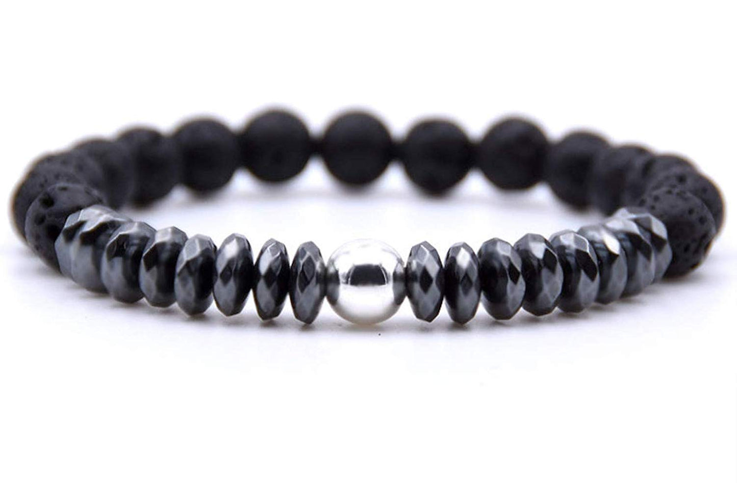 VULCAN Red Tiger’s Eye & Lava Mala Necklace | Courage & Grounding