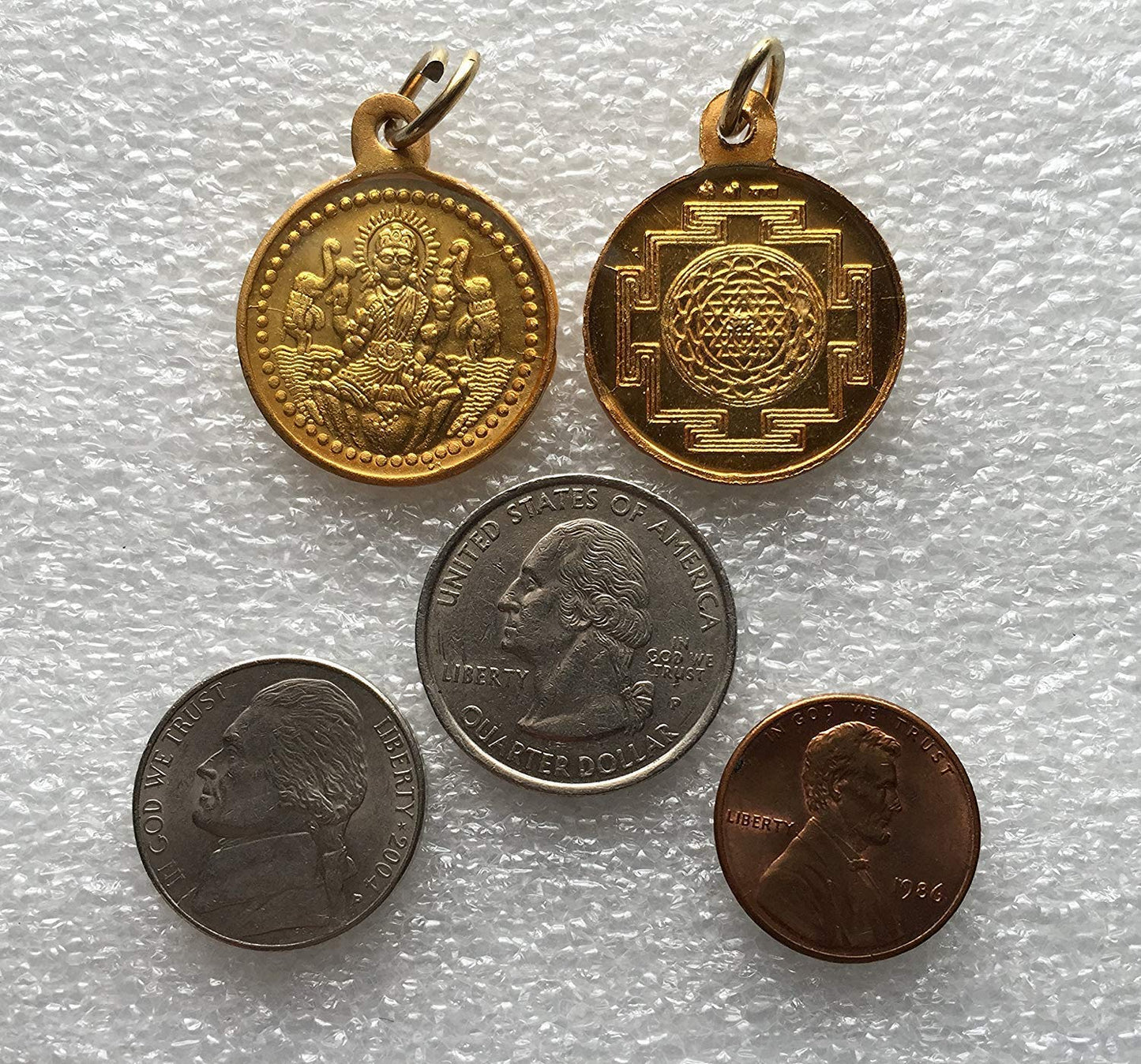 Sri Maha Lakshmi Yantra Pendant | Ashtadhatu | Prosperity & Abundance Symbol