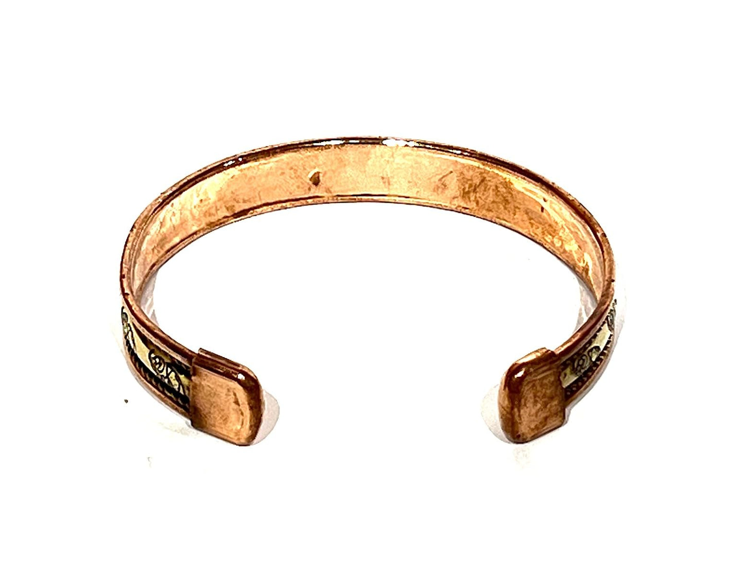 Embrace Bold Style: Handmade Adjustable Copper Cuff Bangle Bracelet - Unisex Elegant Piece