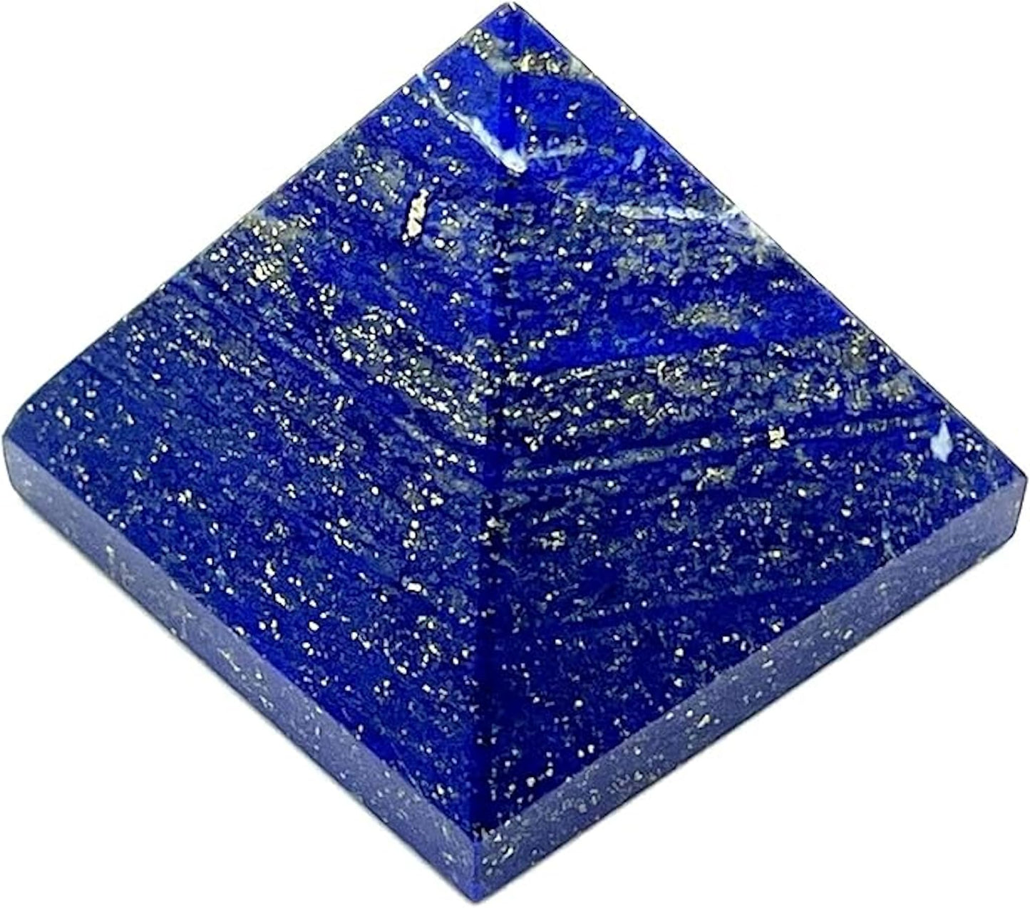 Lapis Lazuli Crystal Pyramid | 2-Inch Wisdom Stone | TATTVA & SATYA Collection
