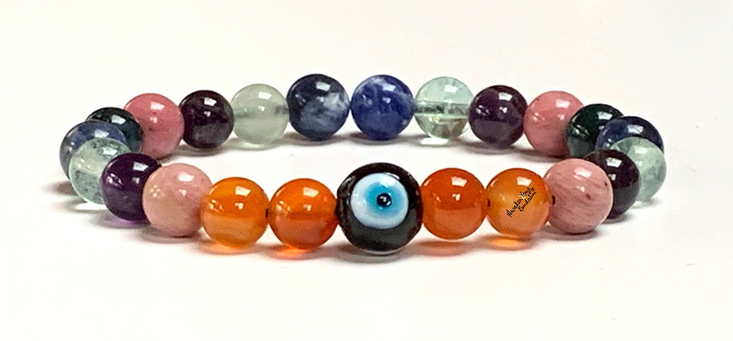 EKATVA Collection Study Aid bracelet lifestyle shot showing comfortable fit for daily wear