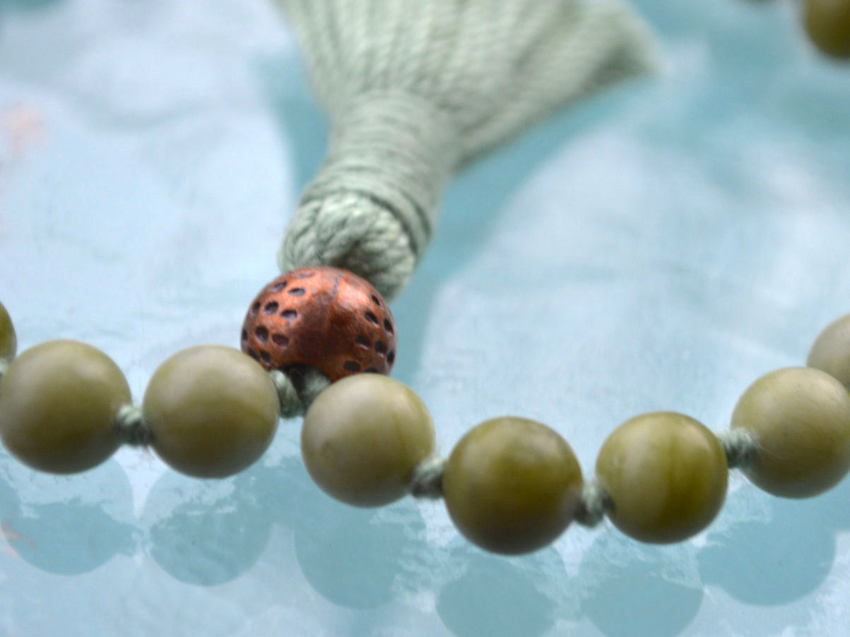 Taiwan Jade Pocket Mala | 27 Beads for Serenity & Balance | ANKURA Collection