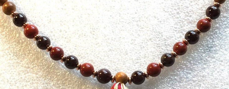 Sacral Chakra Healing Mala , Awakening Sacral Chakra Jewelry, 108 Sacral Chakra Wrap Mala Beads, 108 Wooden Wrap Mala Beads Necklace