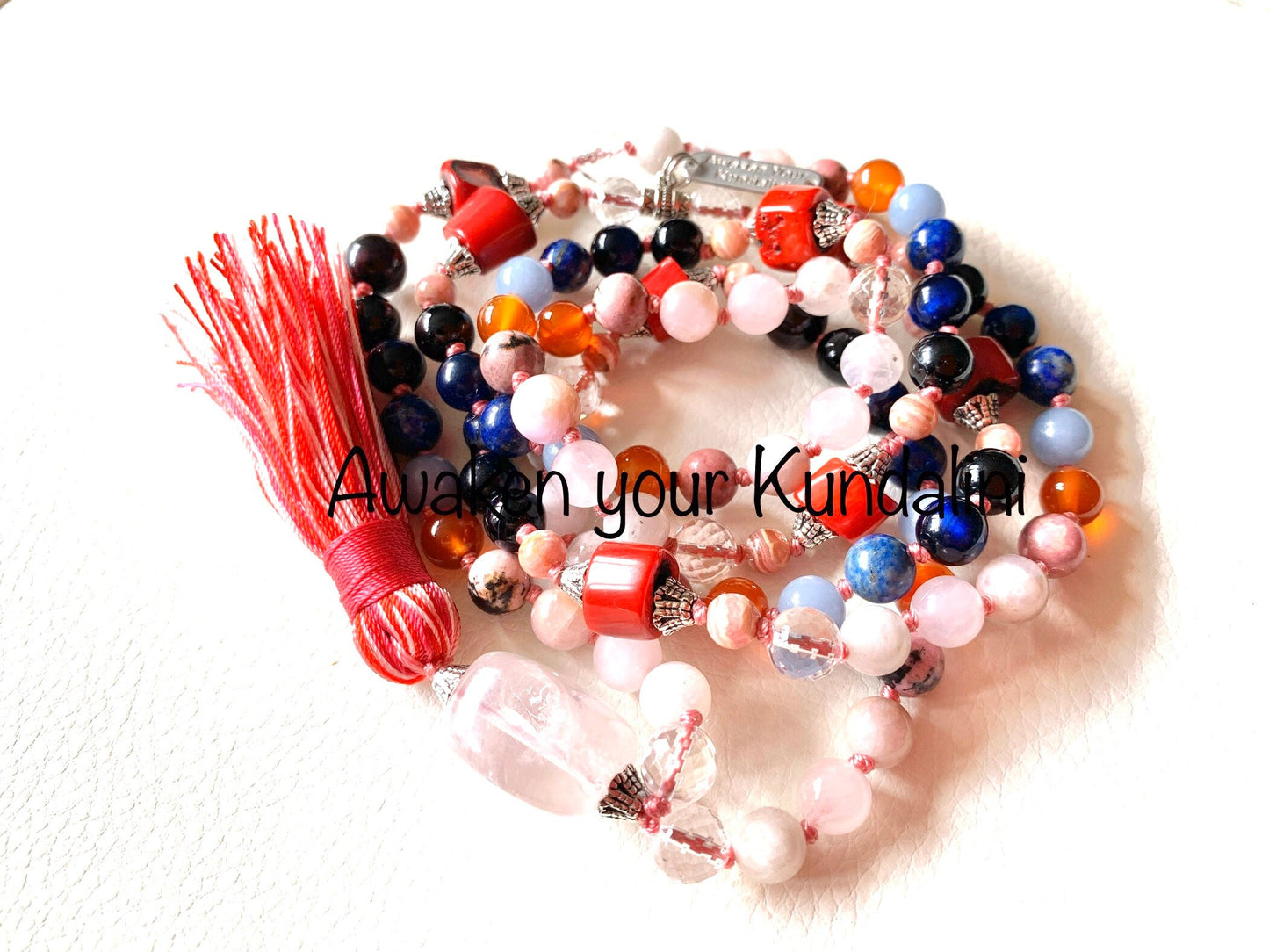 Ultimate Taurus Zodiac Mala Necklace | 108 Hand-Knotted Beads | ASTRA Collection