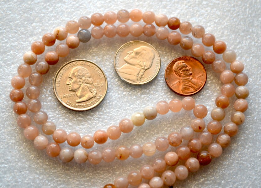 Moonstone Natural Flower Handmade Mala Beads Necklace -Blessed Karma Nirvana Meditation 8 mm 108 Prayer Beads For Awakening Chakra Kundalini