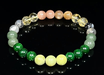 Luck Bracelet: Crystals for Prosperity, Crystal Wealth Charm for Men & Women