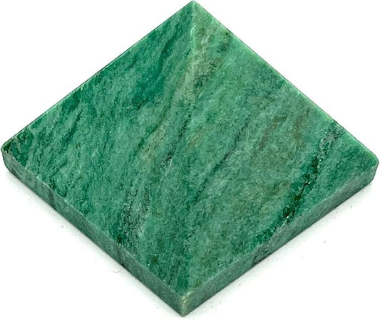 Green Jade Crystal Pyramid | 2-Inch Heart Chakra Healing | TATTVA Collection