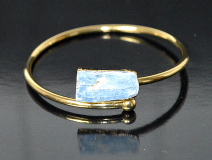 Celestial Kyanite Bangle | 18K Gold Plated | ALIGN & LUMA Collection