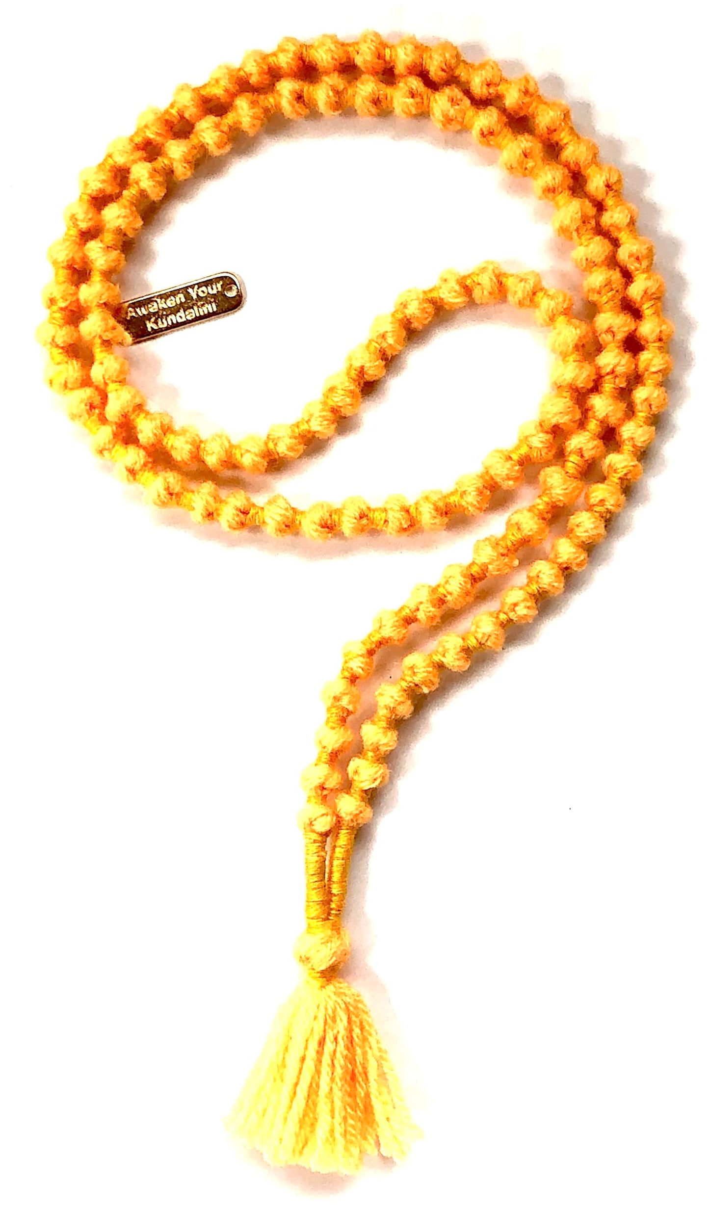 Hand Knotted Wool Mala Beads Necklace – Bead Size 7-8mm | 108 Beads | 7 Chakra Colors | Root to Crown Energy | Ethical & Lightweight