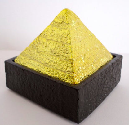 Positive Energy Generator Pyramid | 2-Inch Quantum Ion Stone | TATTVA Collection