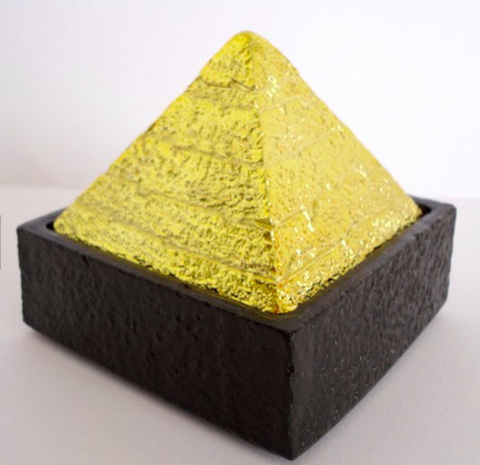 Positive Energy Generator Pyramid | 2-Inch Quantum Ion Stone | TATTVA Collection