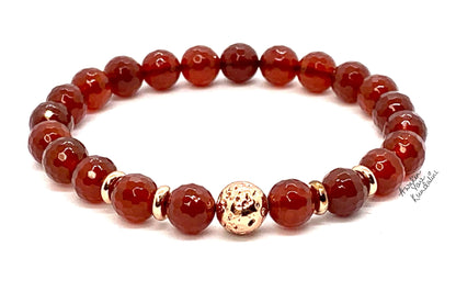 Carnelian Bracelet – Sacral Chakra Energy, Courage & Vitality | VESTA