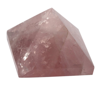 Rose Quartz Crystal Pyramid | 2-Inch Love & Harmony Stone | TATTVA Collection