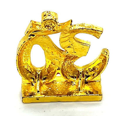 Auspicious Om Aum Sign - For Peace, Harmony, Tranquility - Positive Energy Generator - Repels Negative Energy, Fear, Bad Omen - Approx Size 1.5 Inches