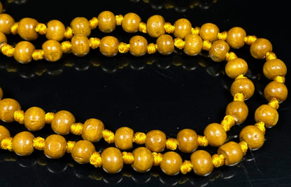 Hand-Knotted Tulsi Mala Beads Necklace – 8mm 108 Buddhist Prayer Beads – Multicolor Options – Chakra Balancing & Zodiac Birthstones – Meditation Jewelry