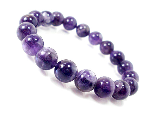 Amethyst Stretch Bracelet | 8mm Beads | SOMA Collection by AYK