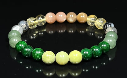 Luck Bracelet: Crystals for Prosperity, Crystal Wealth Charm for Men & Women