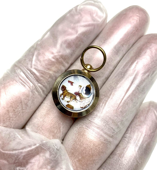 AWAKEN YOUR KUNDALINI Navagraha Navgrah Yantra - Rahu Yantra for Uranus Retrograde - Retrograde Planet Protection Amulets - Remedy For Rahu (Uranus) Dasha or Dosha - Brass
