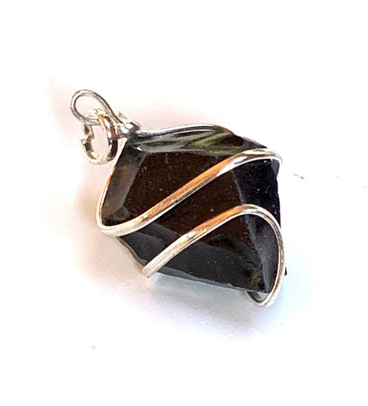 Blue Goldstone Pendant | 1.25-Inch | TARA Collection by AYK