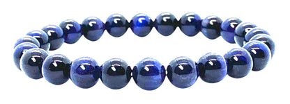 Tiger's Eye Stretch Bracelet – 8mm Beads – Multicolor Options – Solar Plexus Chakra & Zodiac Birthstones – Meditation Jewelry