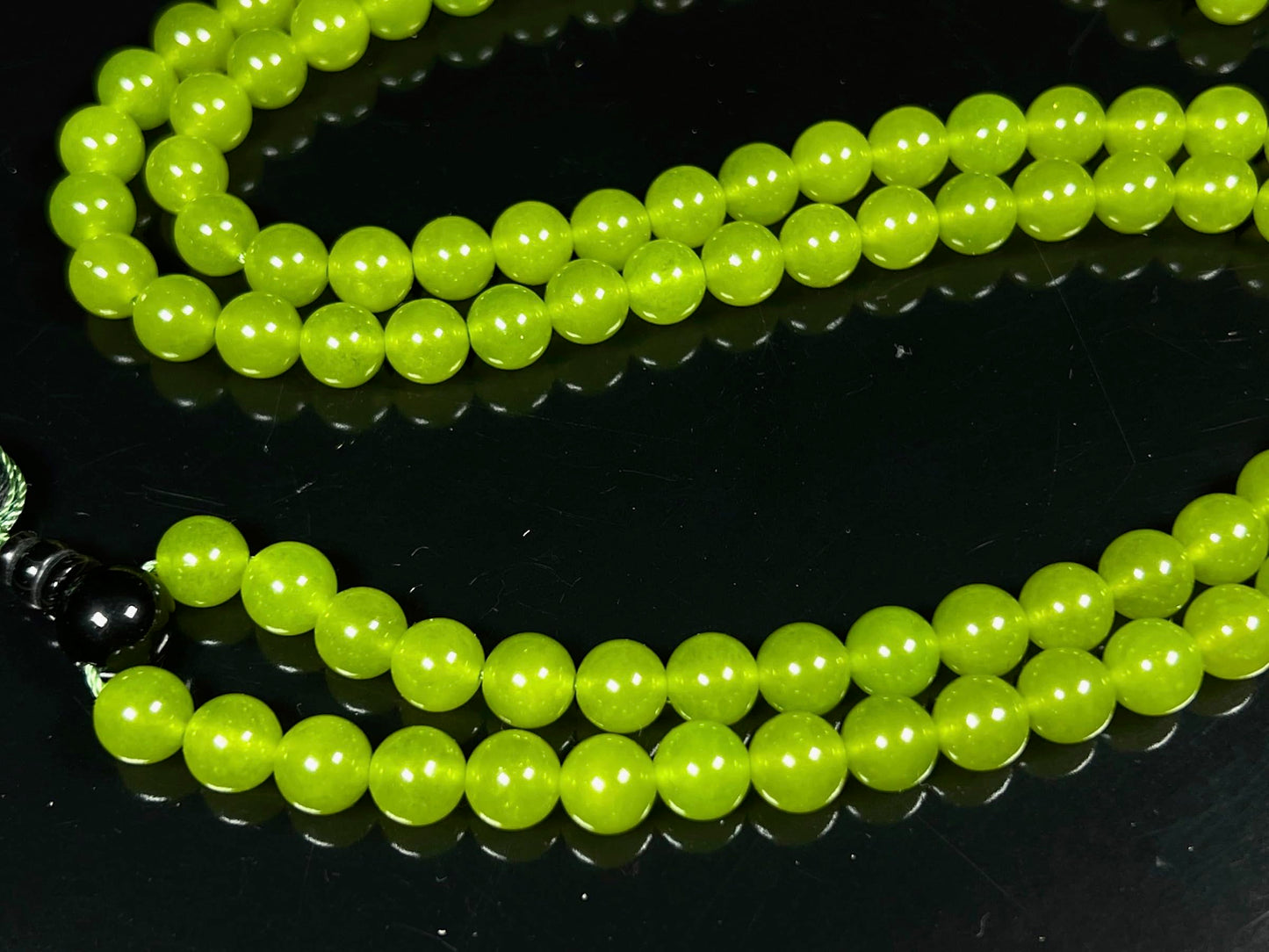 Handmade Agate Mala Beads Necklace with Black Onyx Guru Bead – 108 Beads – 8mm – Multicolor Options – Chakra Balancing & Zodiac Birthstone – Meditation Jewelry