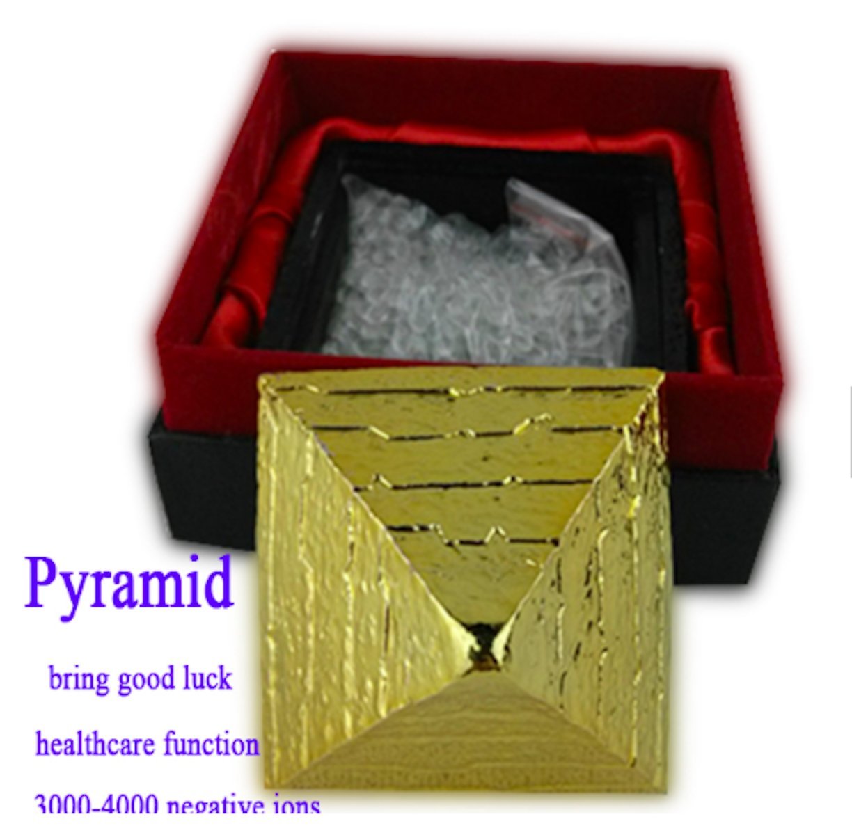 Positive Energy Generator Pyramid | 2-Inch Quantum Ion Stone | TATTVA Collection
