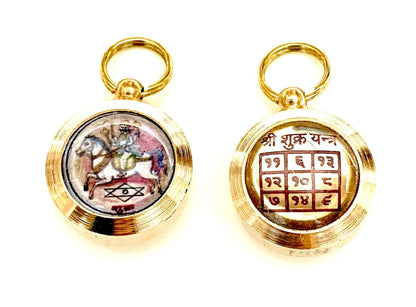Shukra Yantra Kavach Pendant – Venus Retrograde Protection Amulet - TEJAS