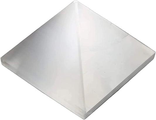 White Selenite pyramid approx 2 inches