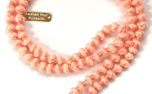 Awaken Your Kundalini Embrace Global Unity – Wool Beads Mala Necklace, 6mm, 108 Beads, Hand Knotted - Light, Soft