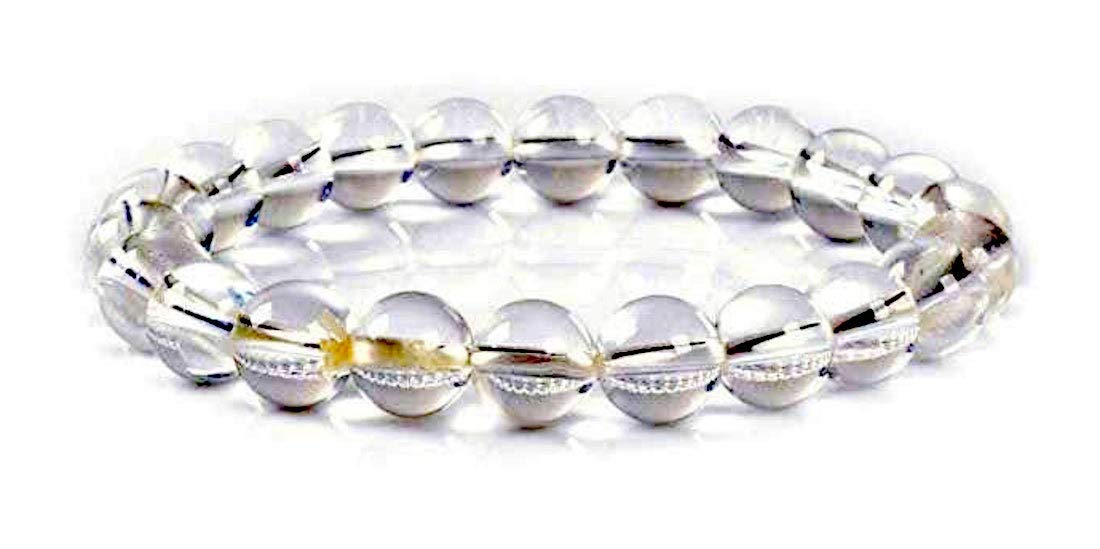 Harness the Power of Clarity: Crystal Quartz Stretch Bracelet | Leo Sun Sign | Crown Chakra