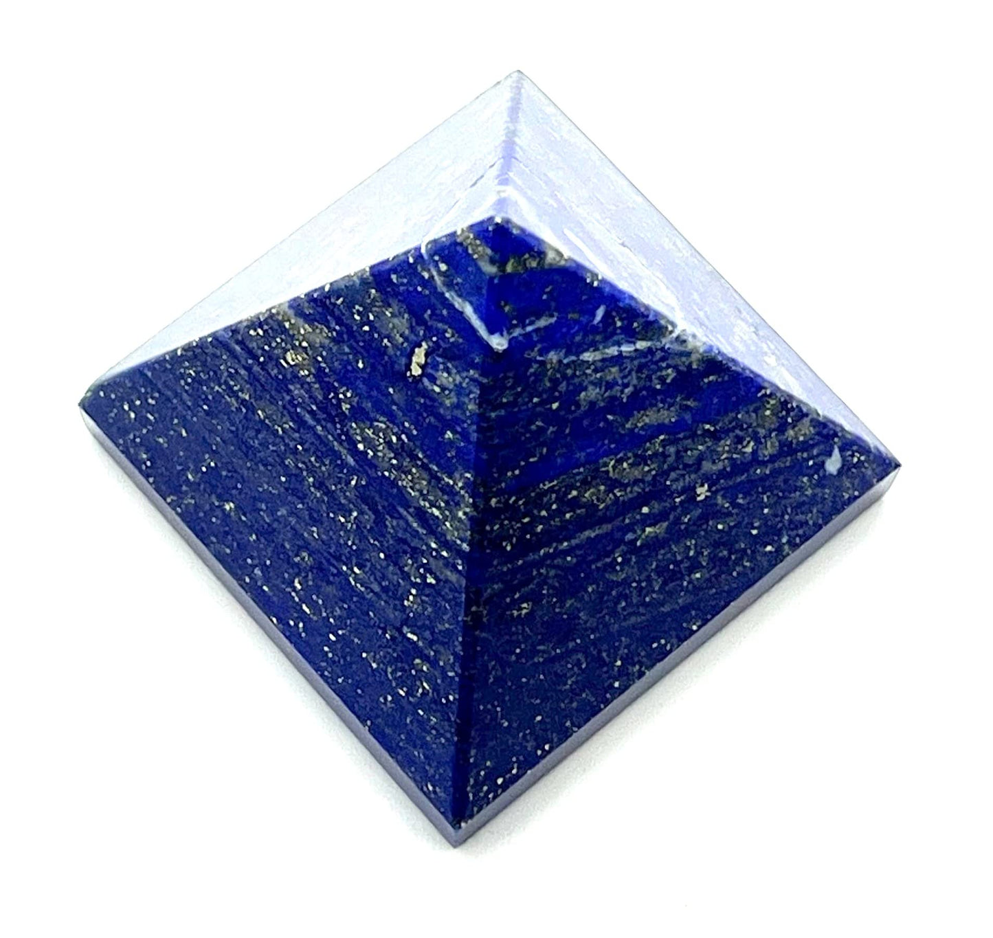 Lapis Lazuli Crystal Pyramid | 2-Inch Wisdom Stone | TATTVA & SATYA Collection